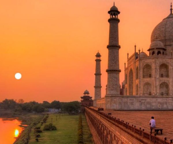 Yoga and Cultural Retreat India sunset